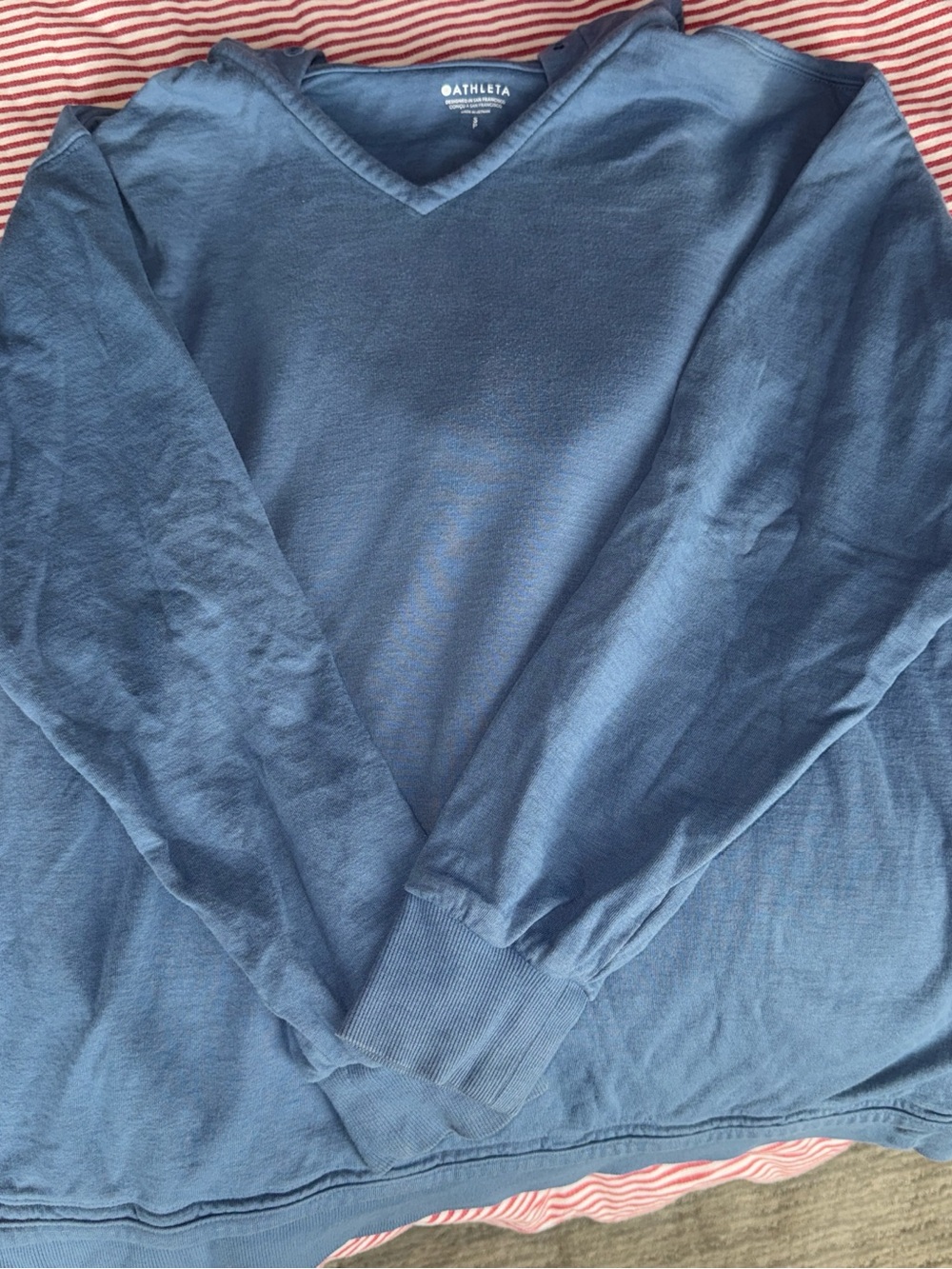 Athleta Women’s  Blue V-Neck Sweater
